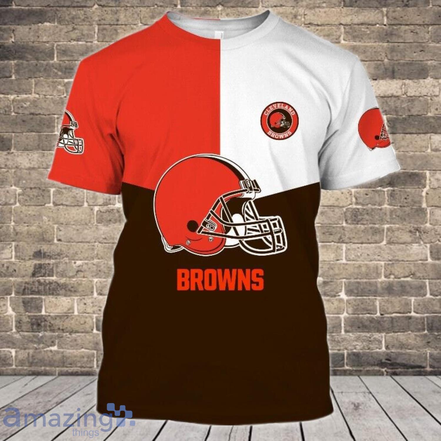 Cleveland Browns 3D T-Shirts For Sport Fans