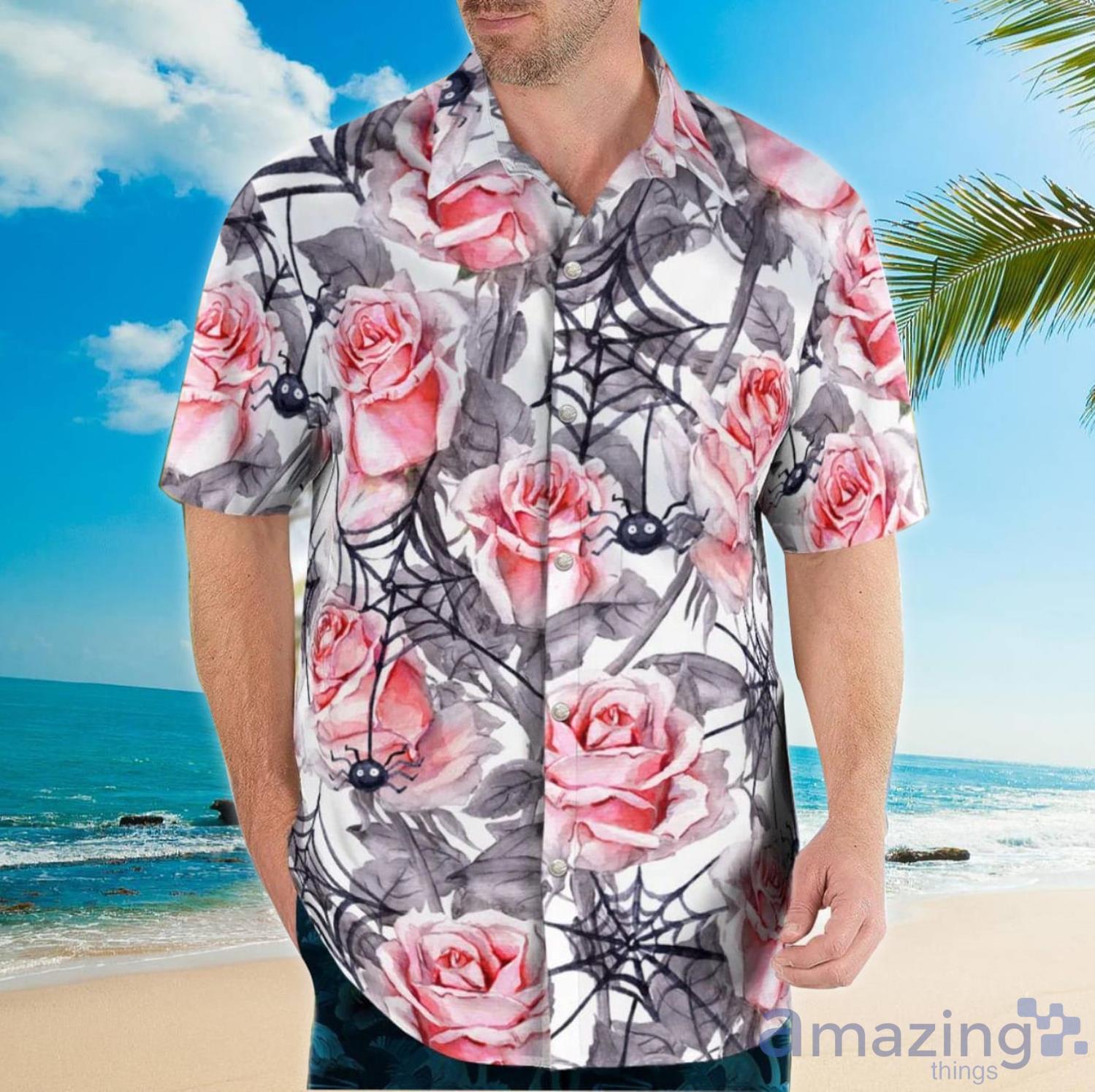 Creepy Ripped Open Rib Cage Organs Hawaiian Shirt - Trendy Aloha