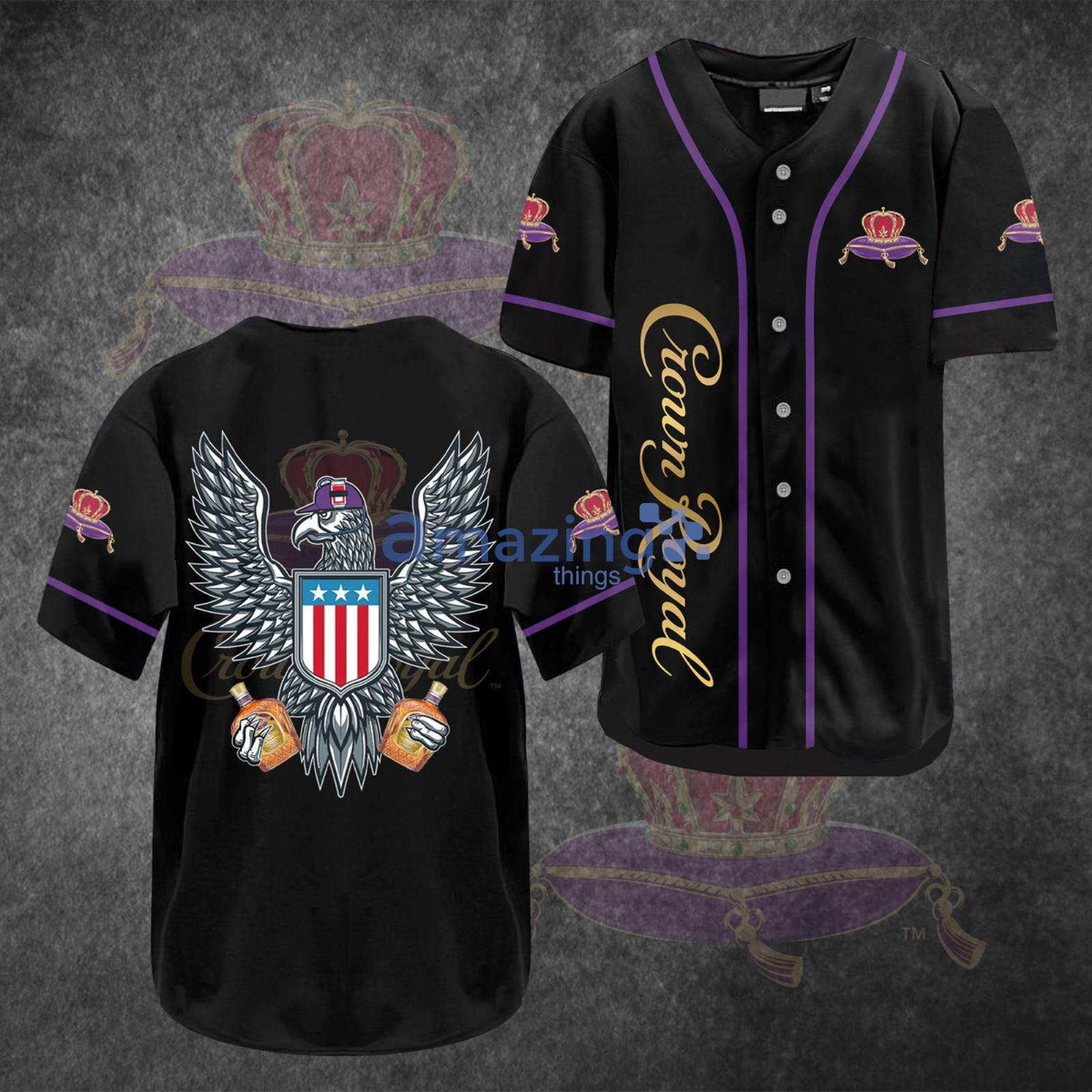 Crown Royal US Eagle Baseball Jersey Shirt Product Photo 1