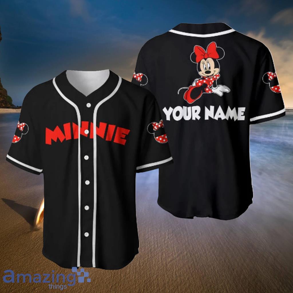 Custom Disney Minnie Mouse Baseball Jerseys For Men And Women