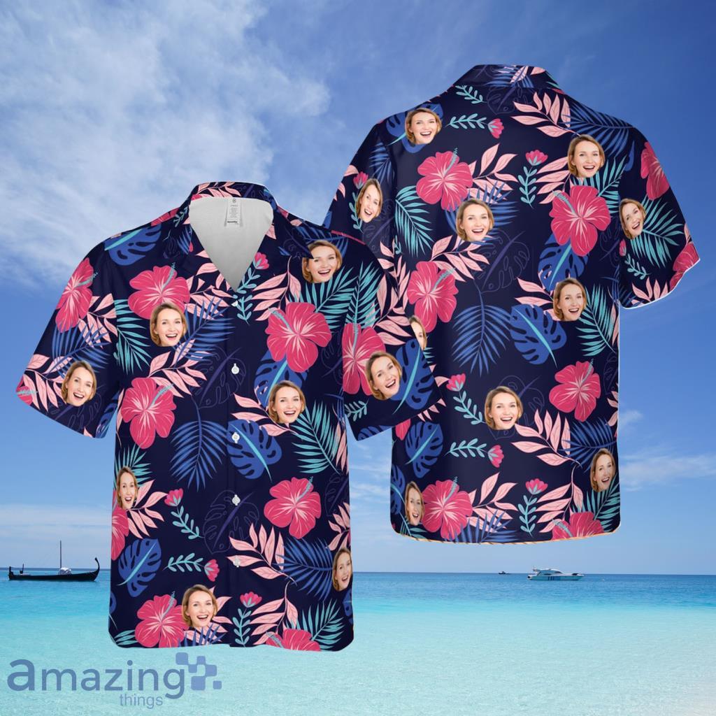 Custom Face And Name Tropical Aloha Hawaiian Shirt For Men And Women - Custom Face And Name Tropical Aloha Hawaiian Shirt For Men And Women
