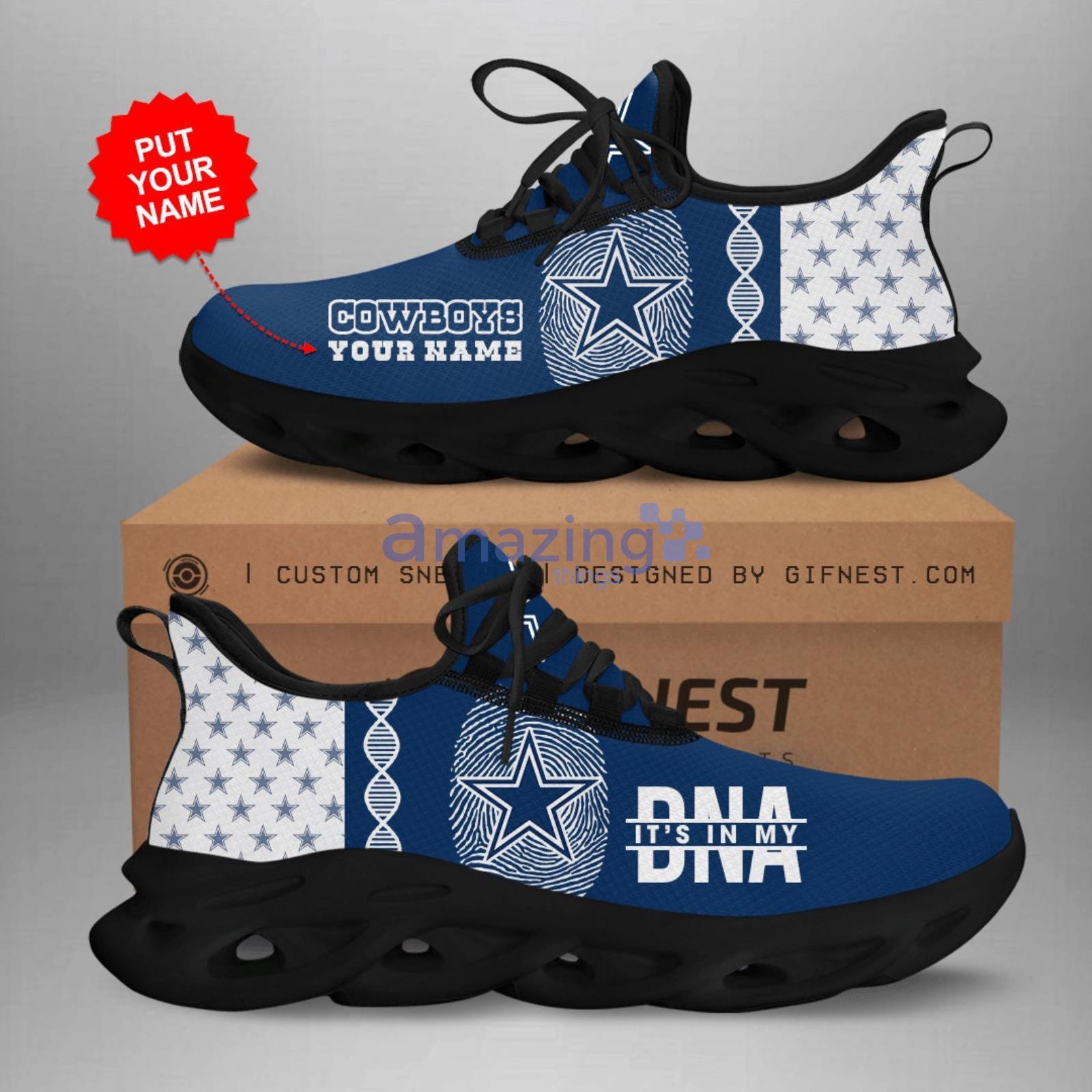 Custom Name Dallas Cowboys It's In My DNA Max Soul Shoes Product Photo 1