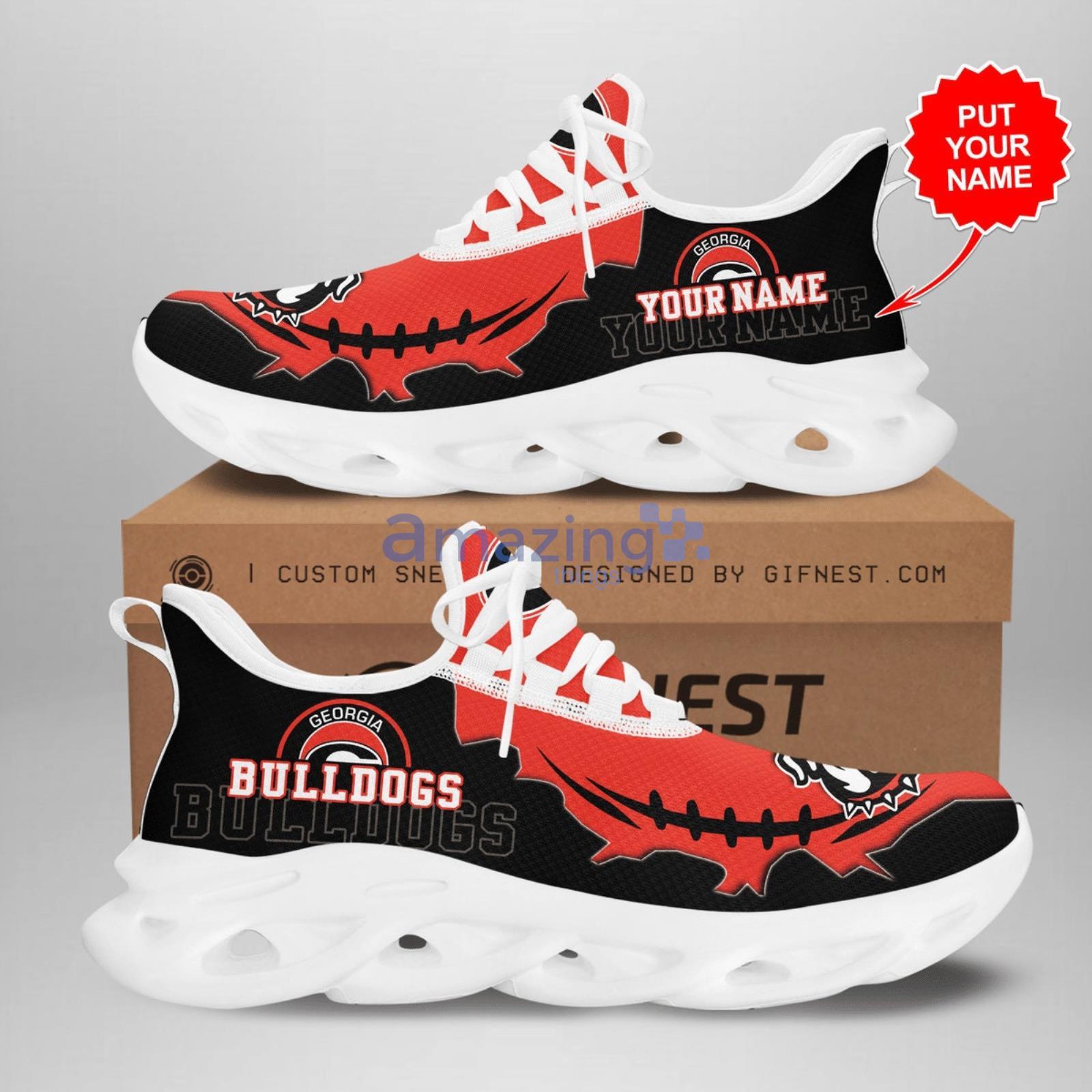 Custom Name Georgia Bulldogs Max Soul Shoes Product Photo 1