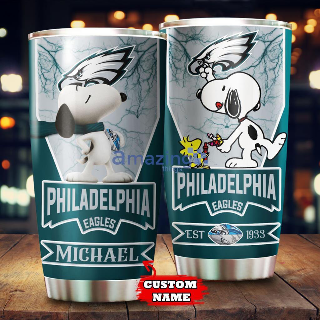 Custom Name Philadelphia Eagles NFL Snoopy Tumbler - Custom Name Philadelphia Eagles NFL Snoopy Tumbler Custom Name Philadelphia Eagles NFL Snoopy Tumbler - Custom Name Philadelphia Eagles NFL Snoopy Tumbler