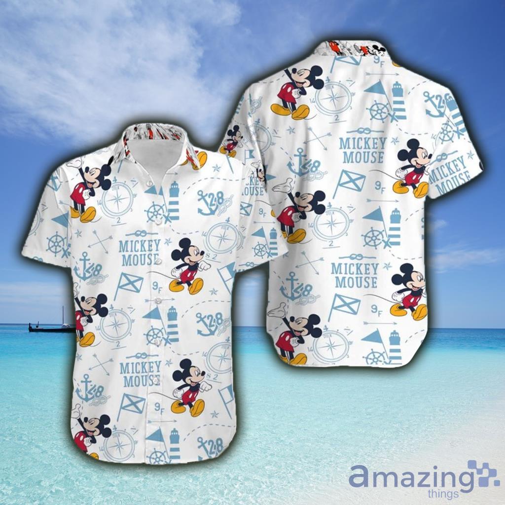 Cute Mickey Mouse Disney Tropical Hawaiian Shirt For Men And Women - Cute Mickey Mouse Disney Tropical Hawaiian Shirt For Men And Women