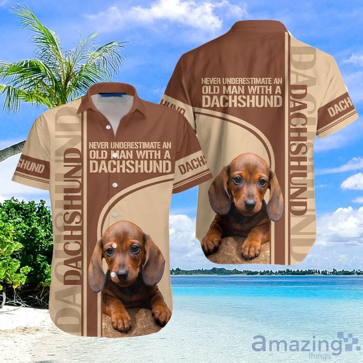 Dachshund Aloha Gift For Summer Hawaiian Shirt Men And Women Product Photo 1