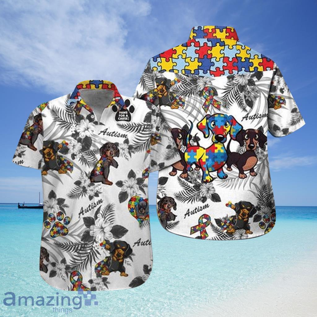 Dachshund - Autism Hawaiian Shirt For Men And Women - Dachshund - Autism Hawaiian Shirt For Men And Women