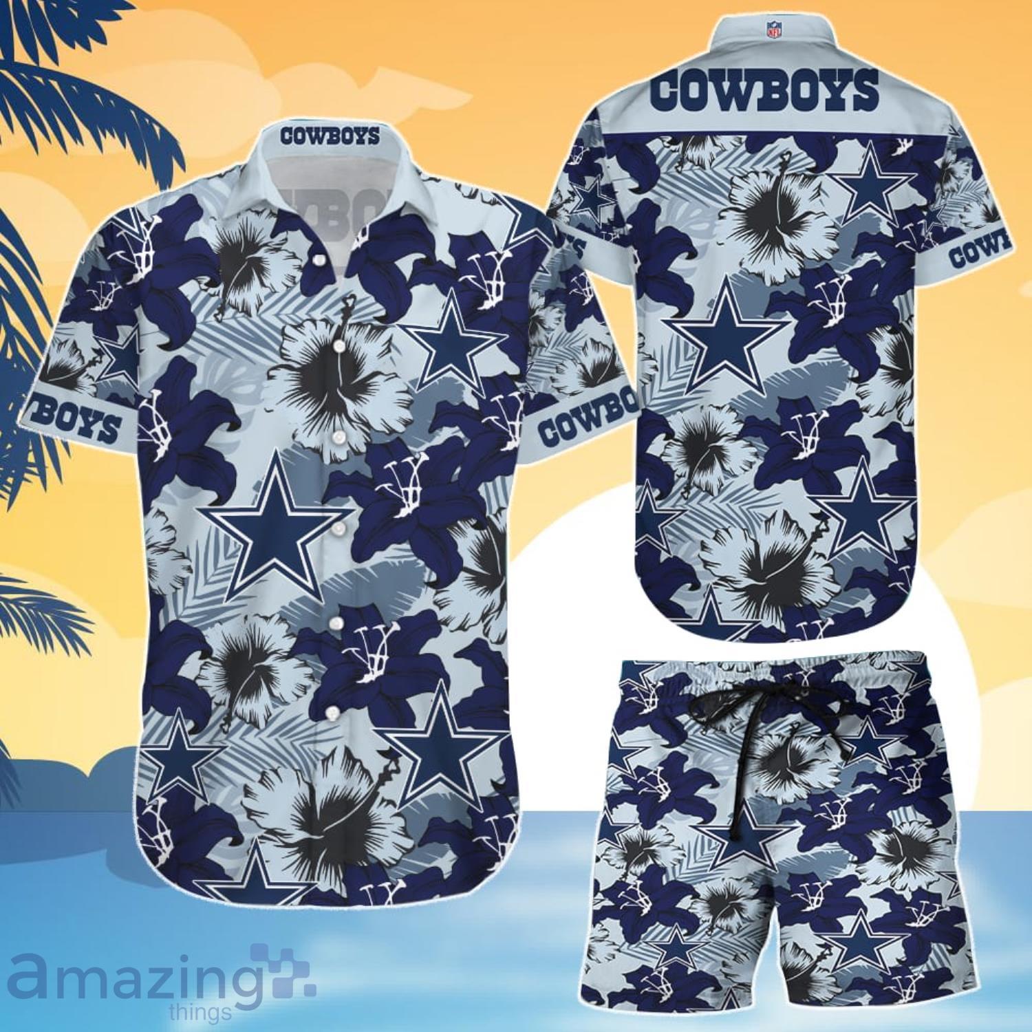 Dallas Cowboys Team Hawaiian Shirt And Shorts Happy Summer Gift