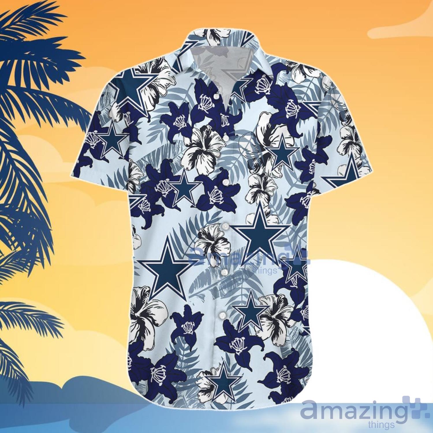 Dallas Cowboys Hawaiian Shirt Summer Tropical Pattern Gift For