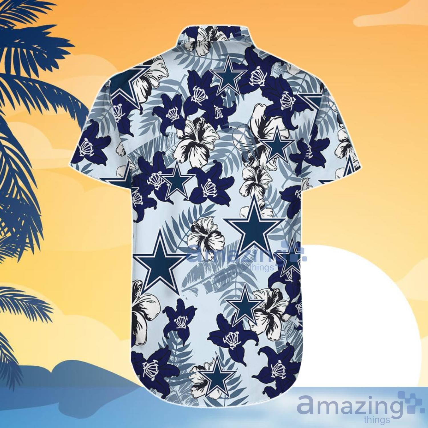 Dallas Cowboys Hawaiian Shirt Summer Tropical Pattern Gift For