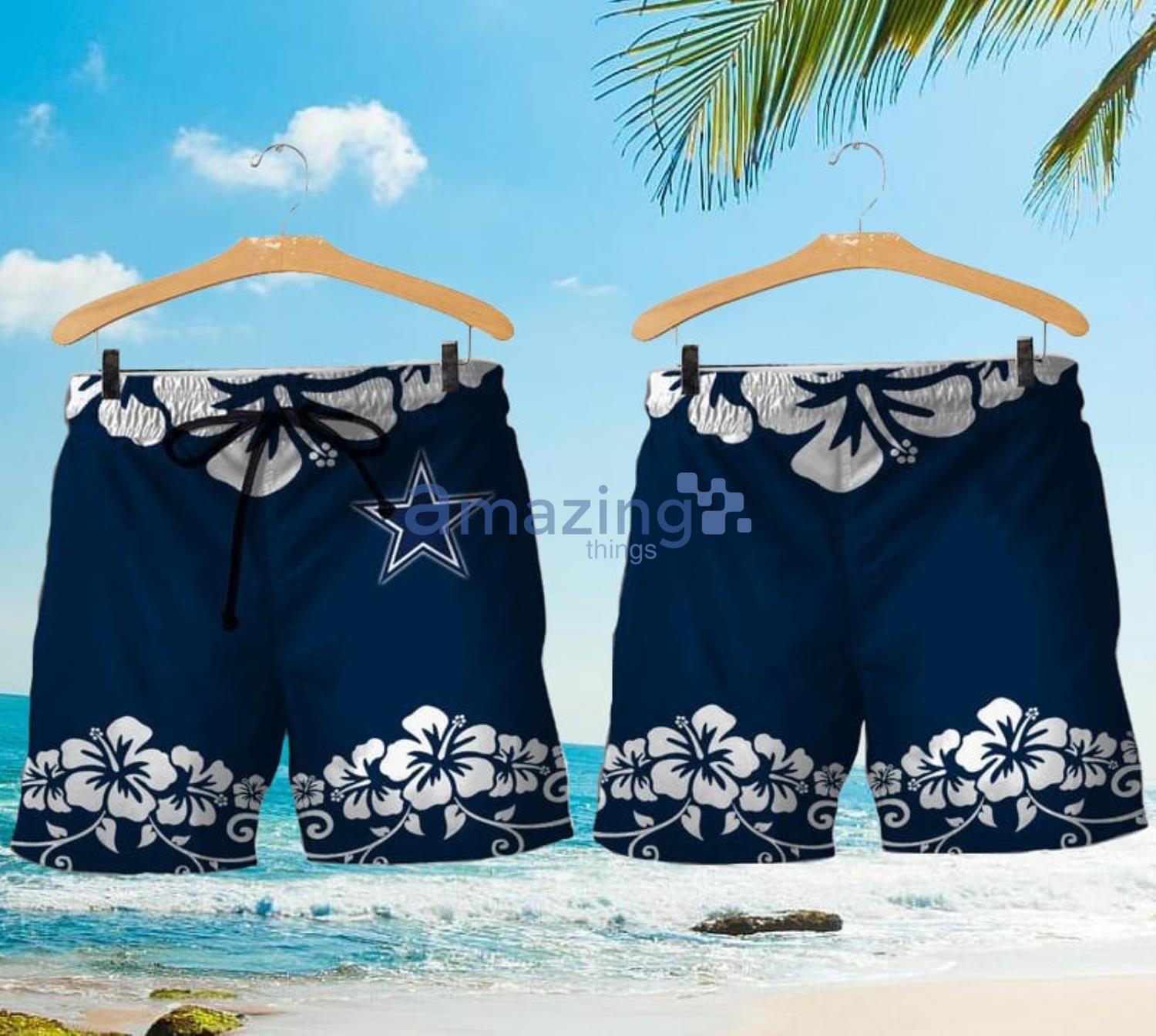 Dallas Cowboys Under Armour Summer Hawaiian Shirt And Shorts