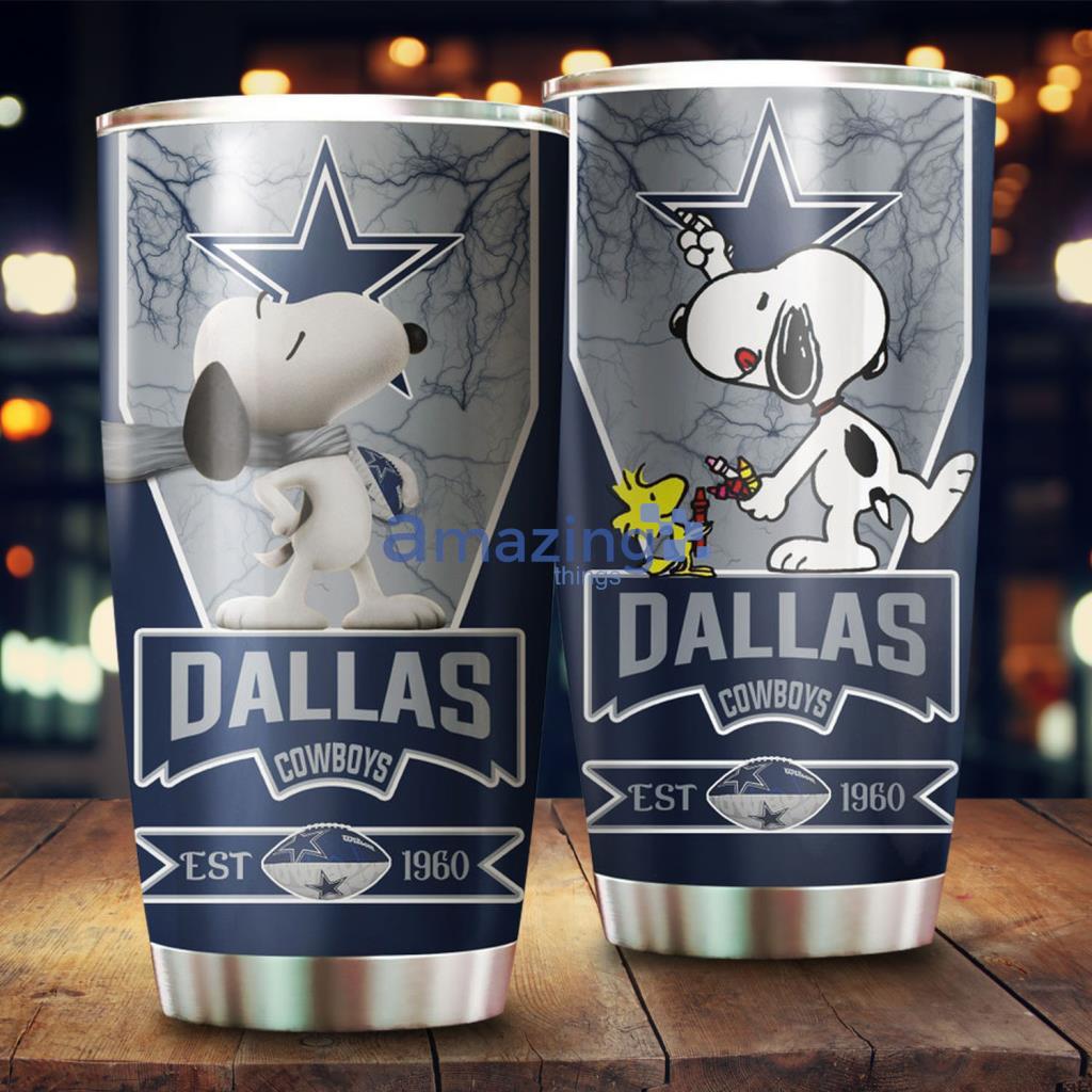 Dallas Cowboys NFL Snoopy Tumbler