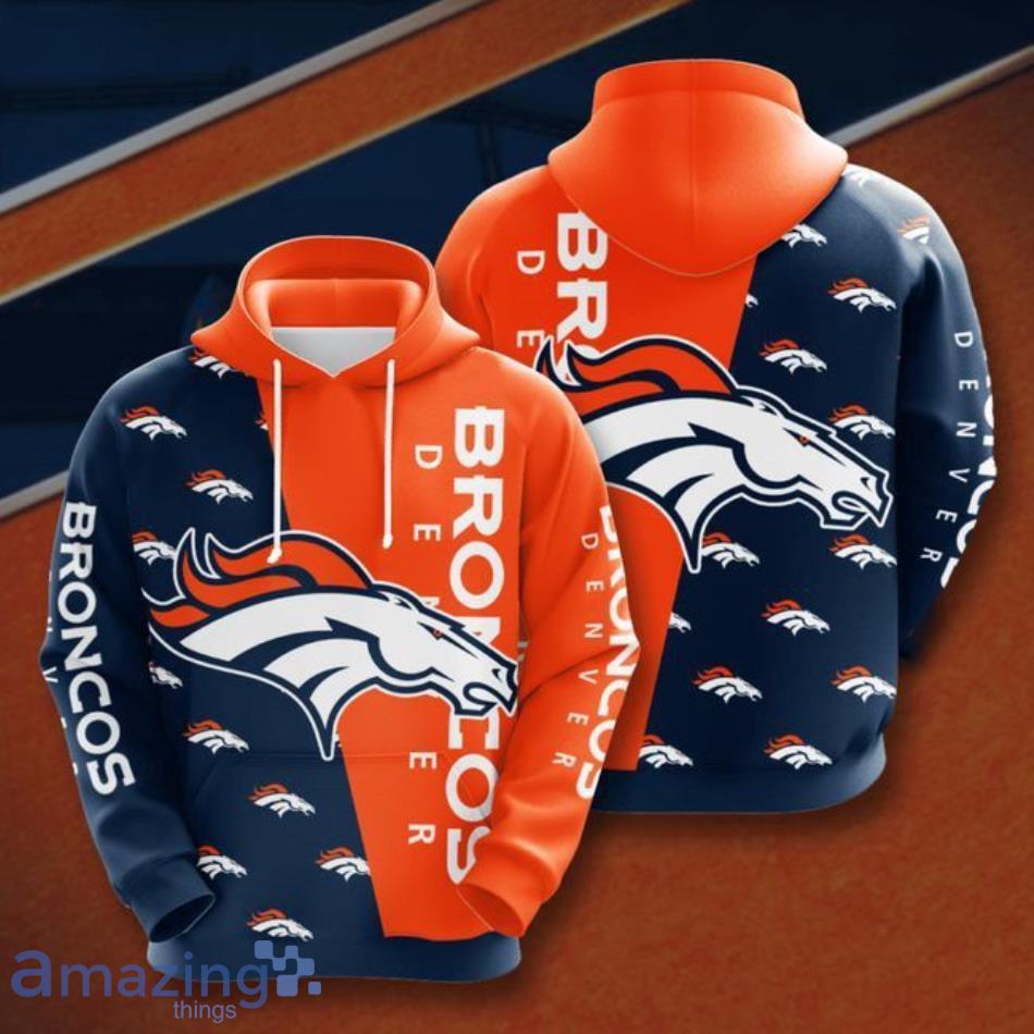 denver broncos 3d hoodie