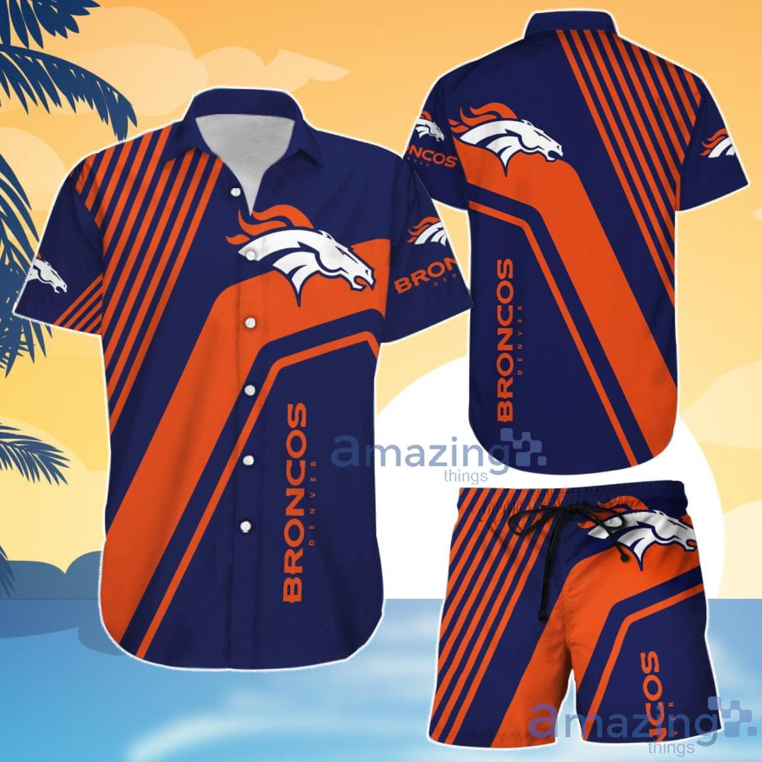 Denver Broncos Hawaiian Shirt And Shorts Gift For Summer Product Photo 1
