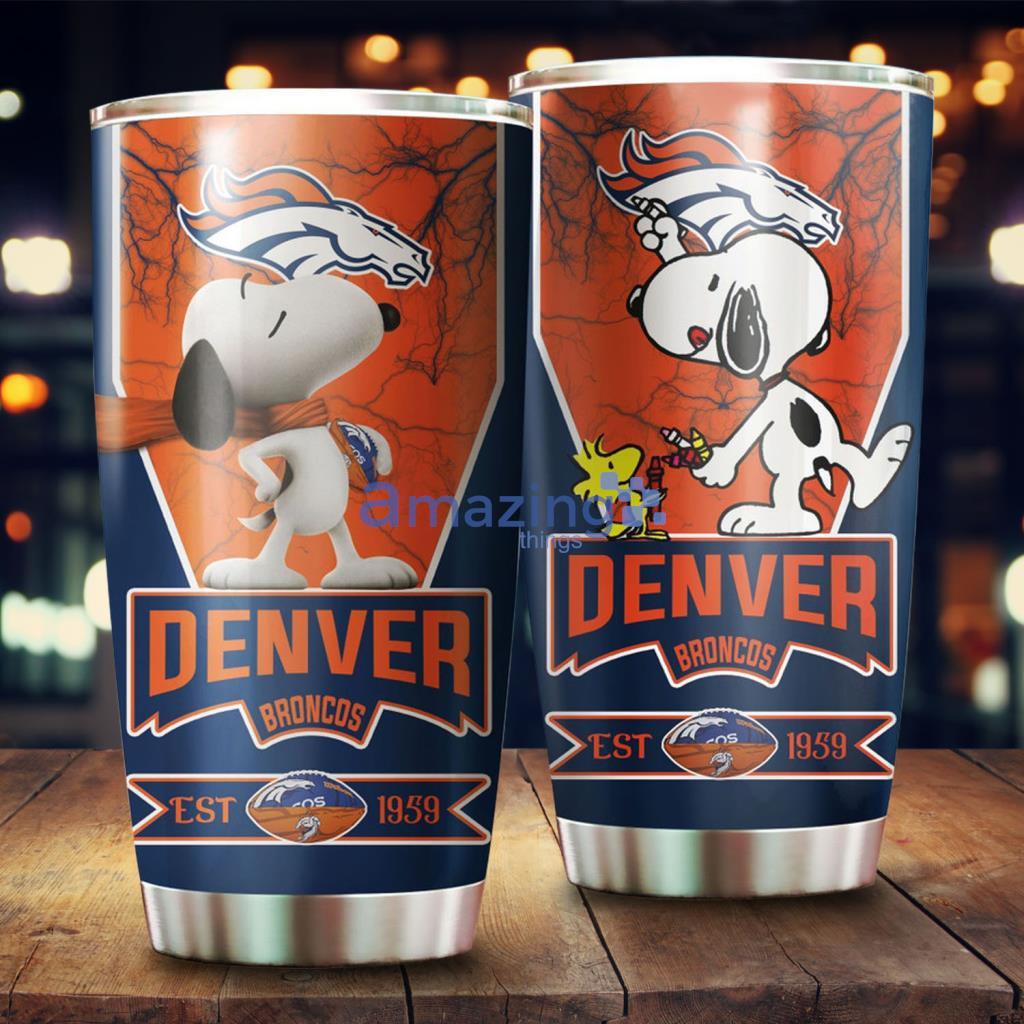 Denver Broncos NFL Snoopy Tumbler - Denver Broncos NFL Snoopy Tumbler