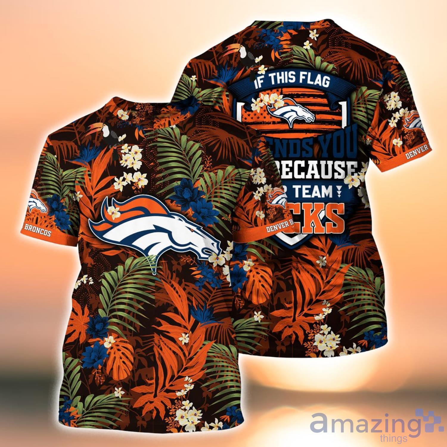 Denver Broncos Louis Vuitton LV NFL Custom Hawaiian Shirt - Tagotee