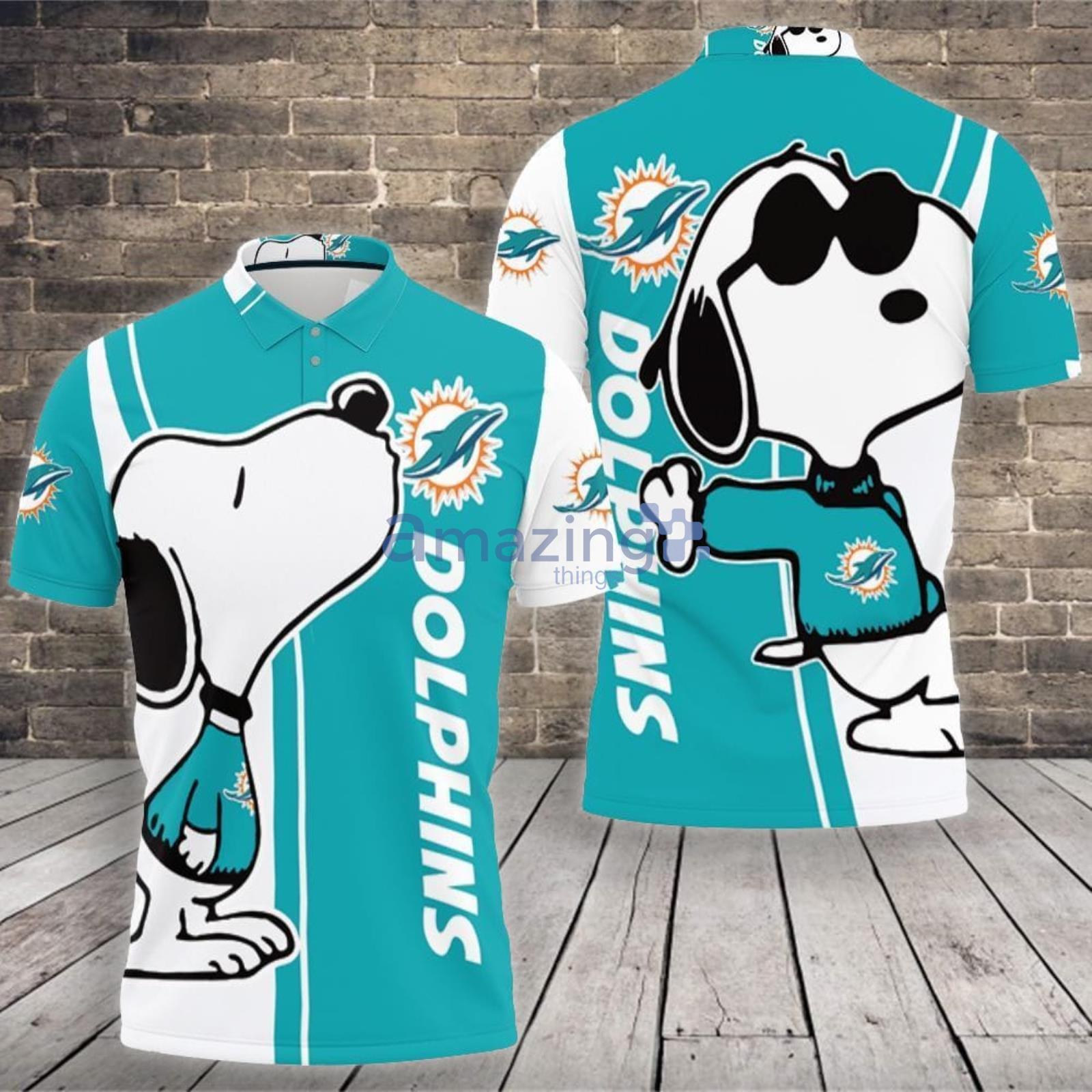 Snoopy Peanuts Miami Dolphins Baseball Jersey Funny Gift For NFL Fans - The  best gifts are made with Love