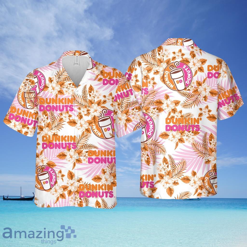 Dunkin Donuts Hawaiian Shirt For Men And Women - Dunkin Donuts Hawaiian Shirt For Men And Women