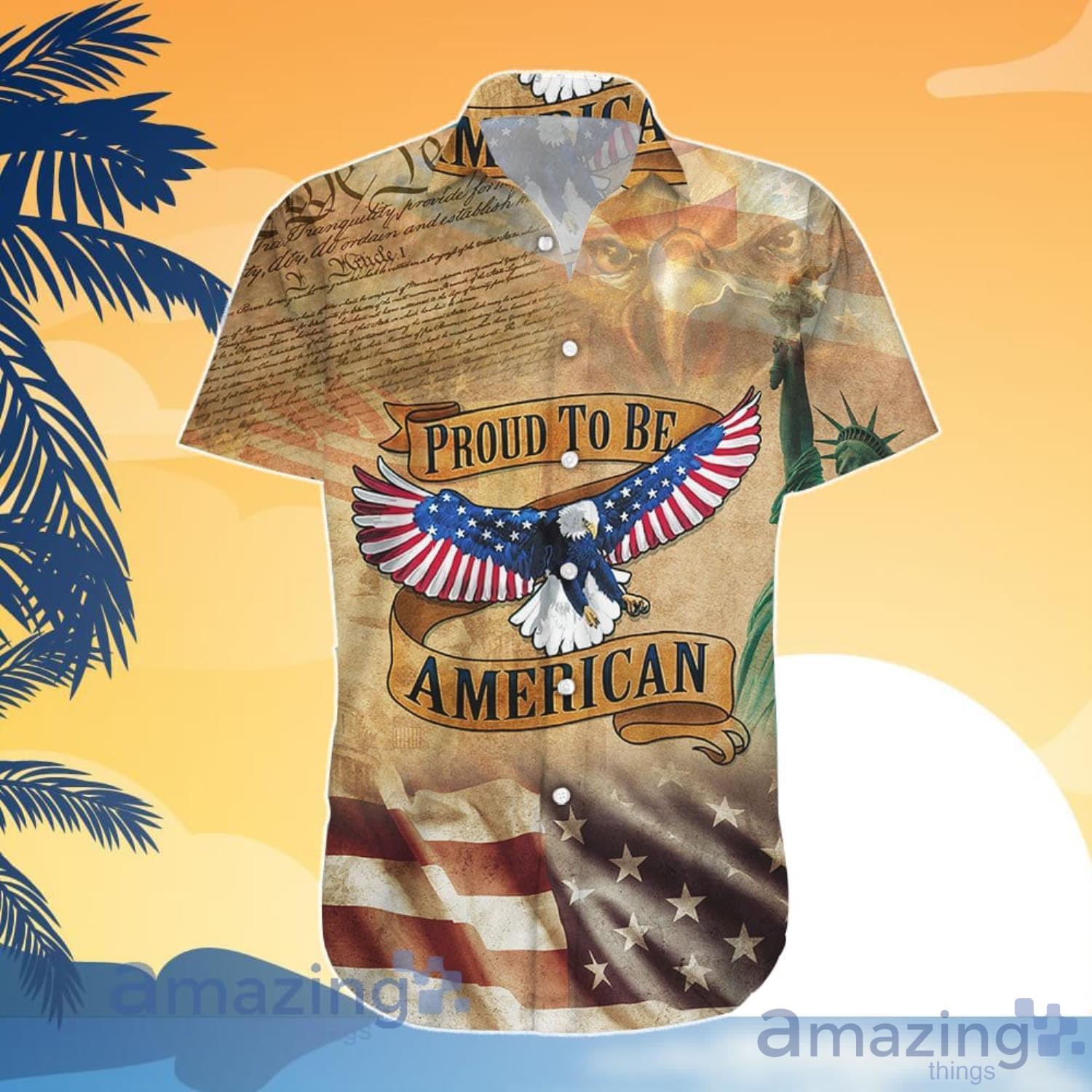 Eagle Lover Eagle Vintage USA Independent Day Hawaiian Shirt And Shorts image Eagle Lover Eagle Vintage USA Independent Day Hawaiian Shirt And Shorts Product Photo 5