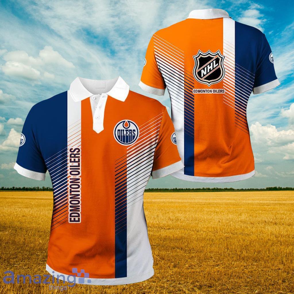 Edmonton Oilers NHL Polo Shirt For Fans - Edmonton Oilers NHL Polo Shirt For Fans