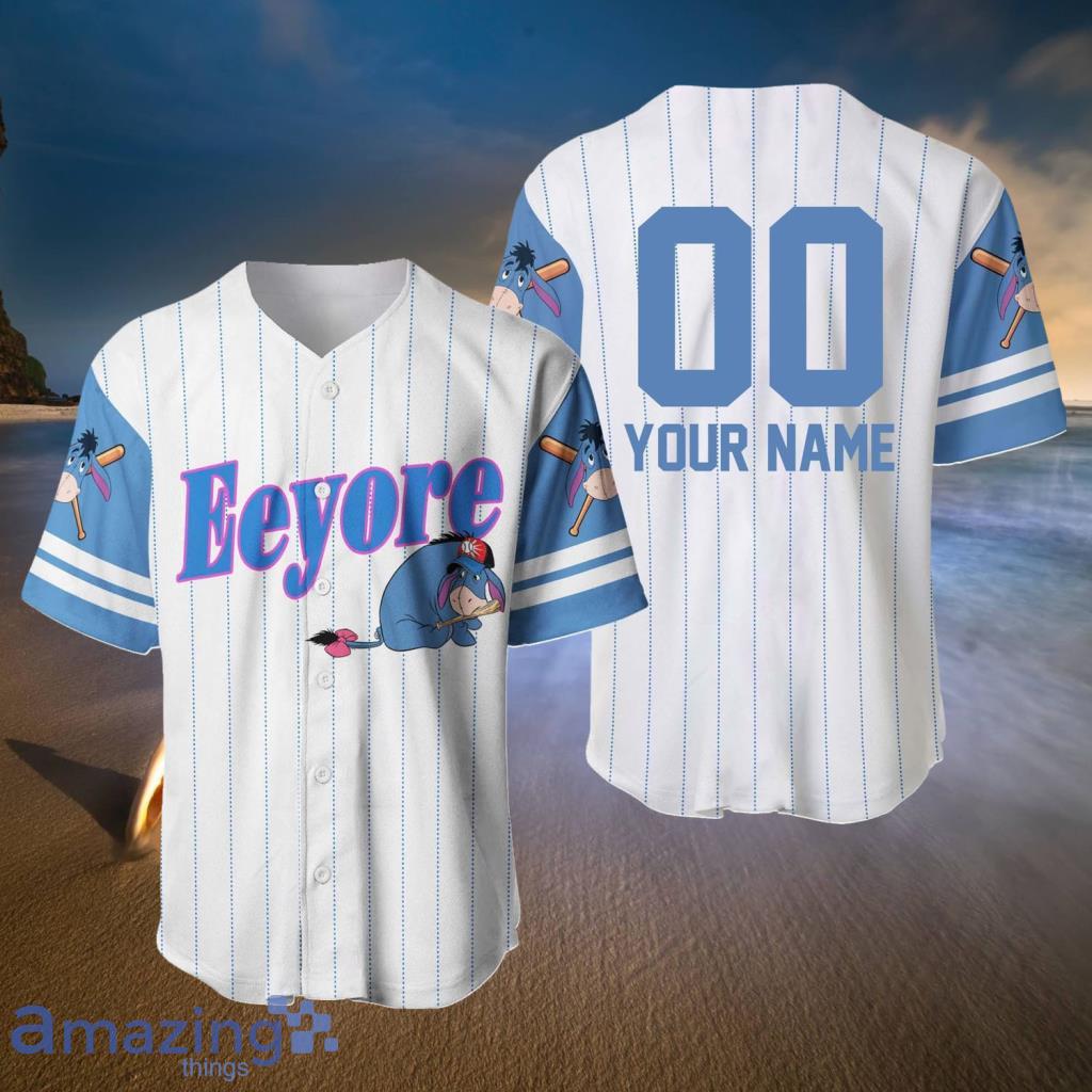 Custom Name Eeyore Baseball Jersey