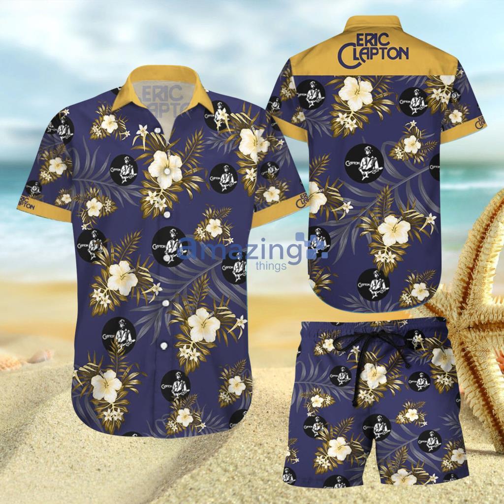 Eric Clapton Hawaiian Aloha Hawaiian Shirt And Short - Eric Clapton Hawaiian Aloha Hawaiian Shirt And Short
