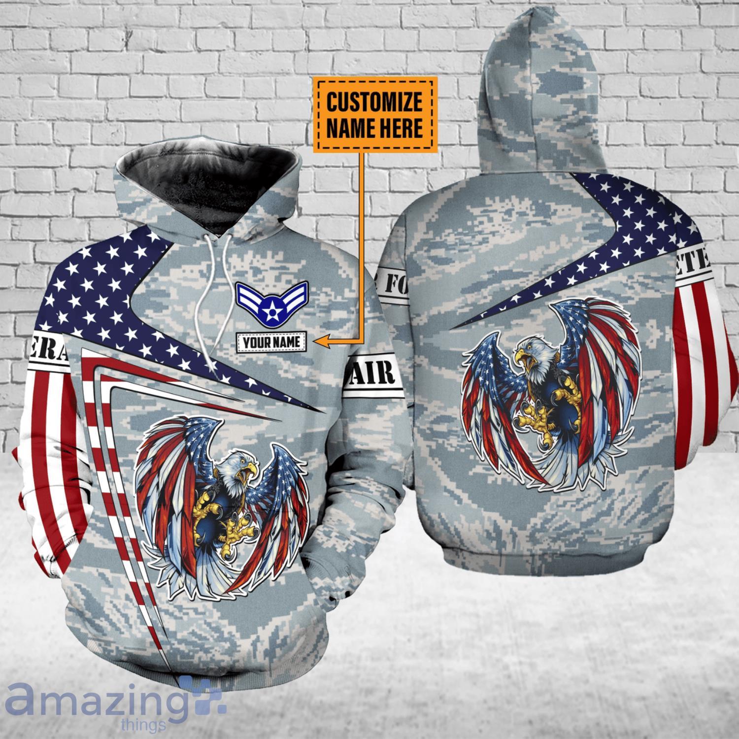 Dallas Cowboys Camourflage Veteran 3d Personalized Hoodie