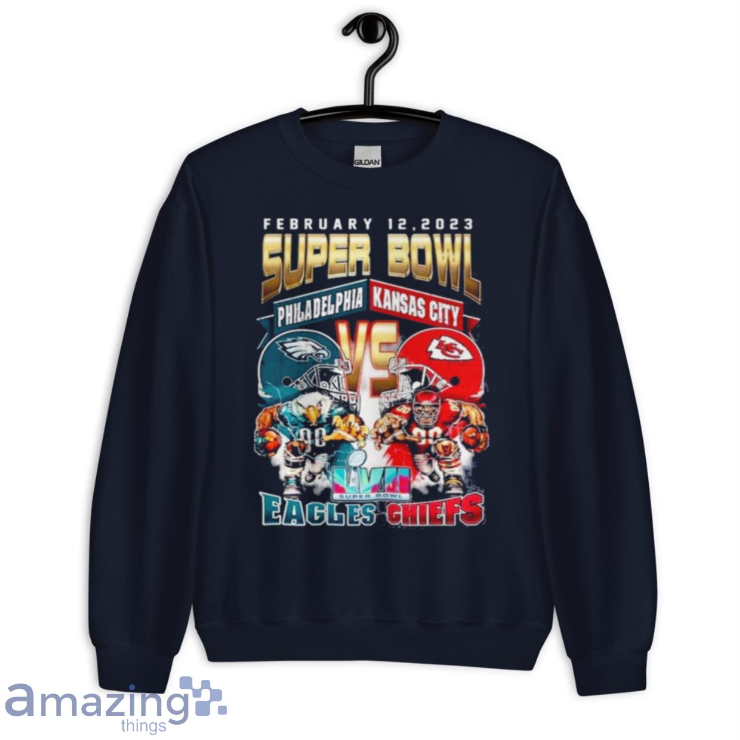 Super Bowl 2023 Philadelphia Eagles Kansas City Chiefs Shirt ⋆ Vuccie