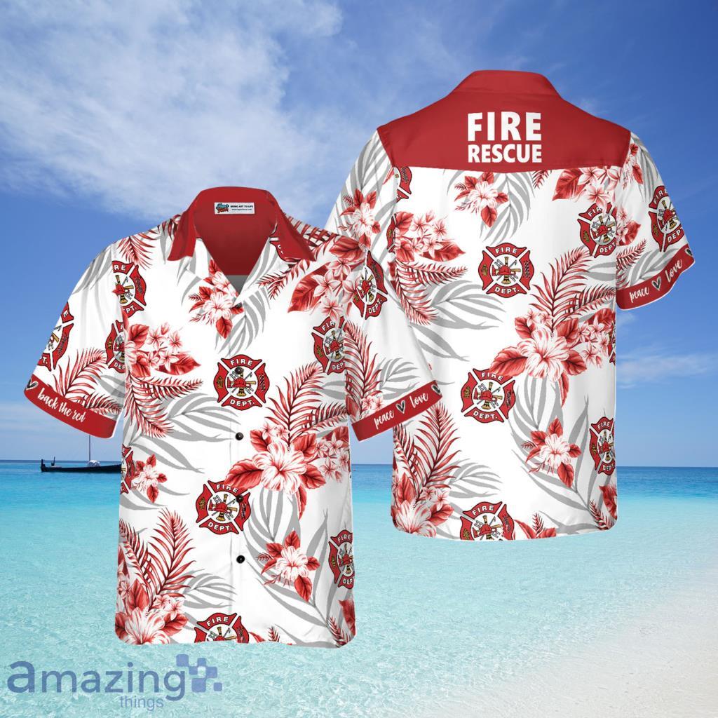Firefighter Fire Rescue Hawaiian Shirt For Men And Women - Firefighter Fire Rescue Hawaiian Shirt For Men And Women