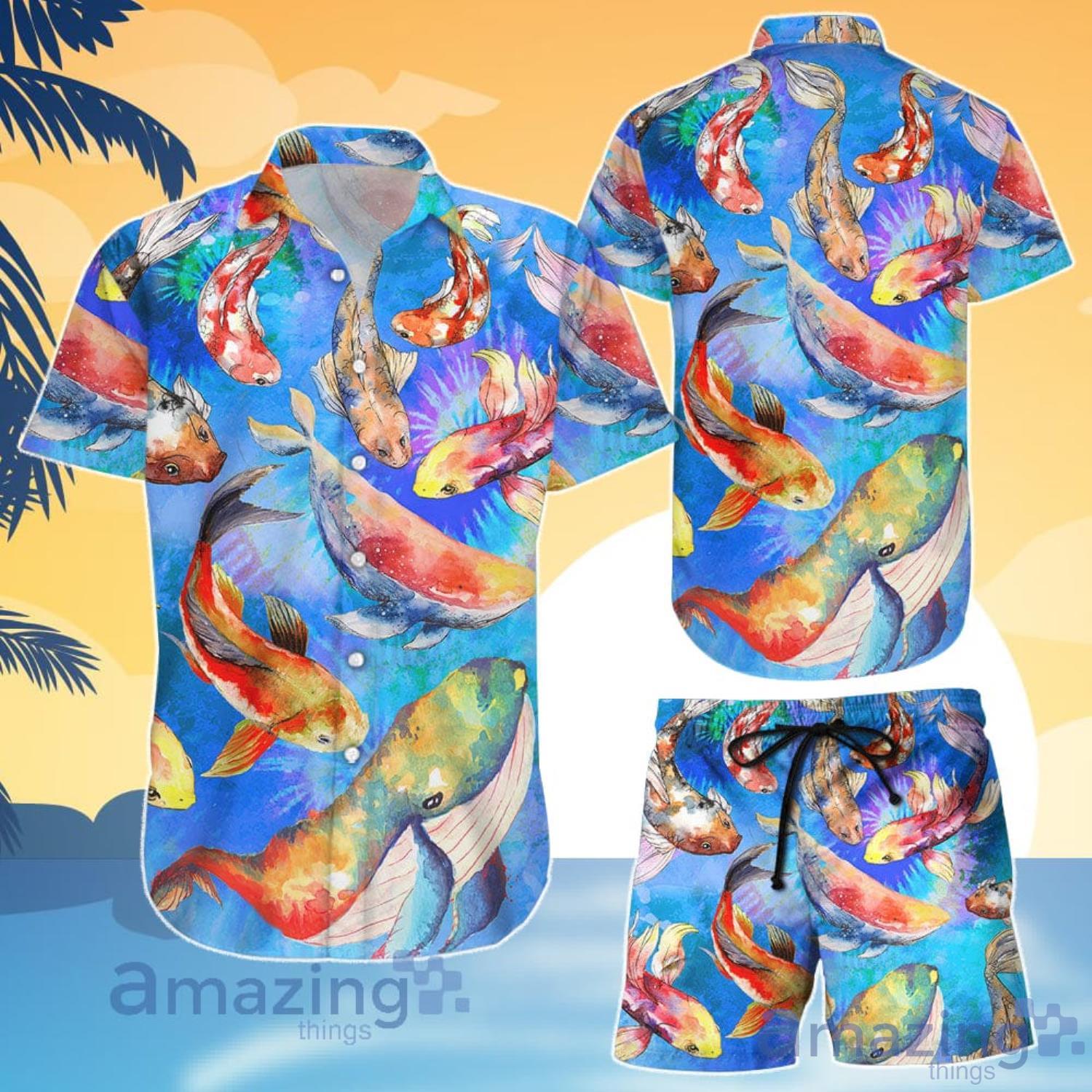 Fish Lover Painting Of Colorful Fish With Watercolors Shirt Product Photo 1