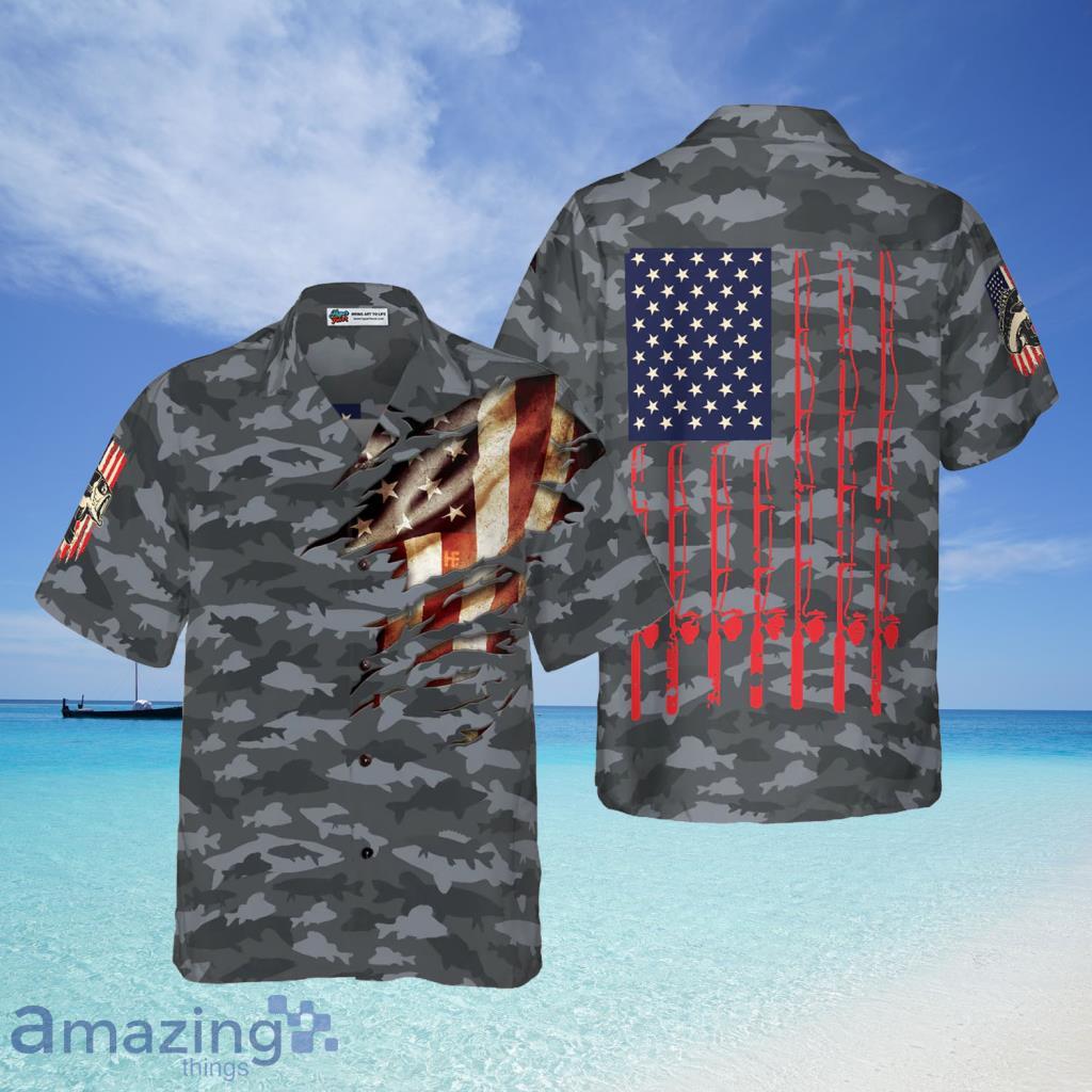 Fishing American Flag Hawaiian Shirt For Men And Women - Fishing American Flag Hawaiian Shirt For Men And Women
