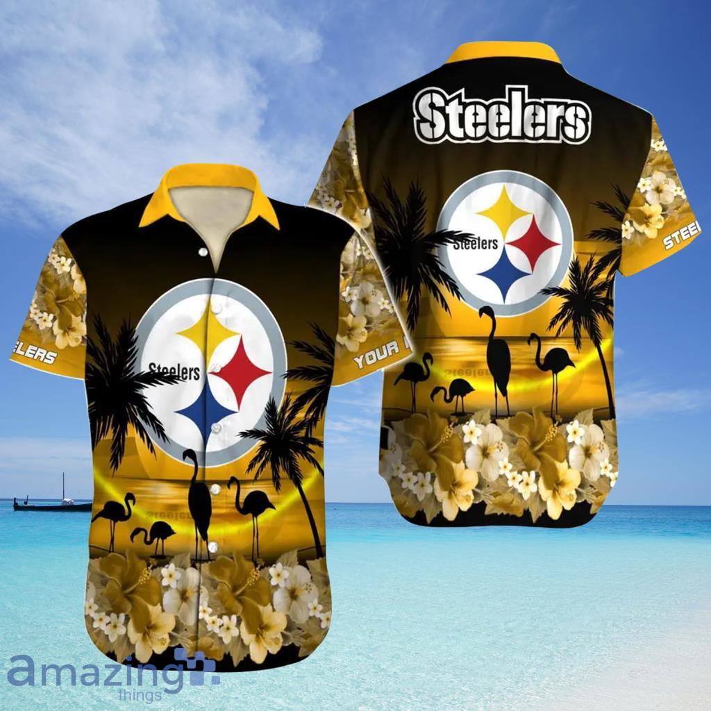Flamingo Pittsburgh Steelers NFL Hawaiian Shirt For Fans - Flamingo Pittsburgh Steelers NFL Hawaiian Shirt For Fans