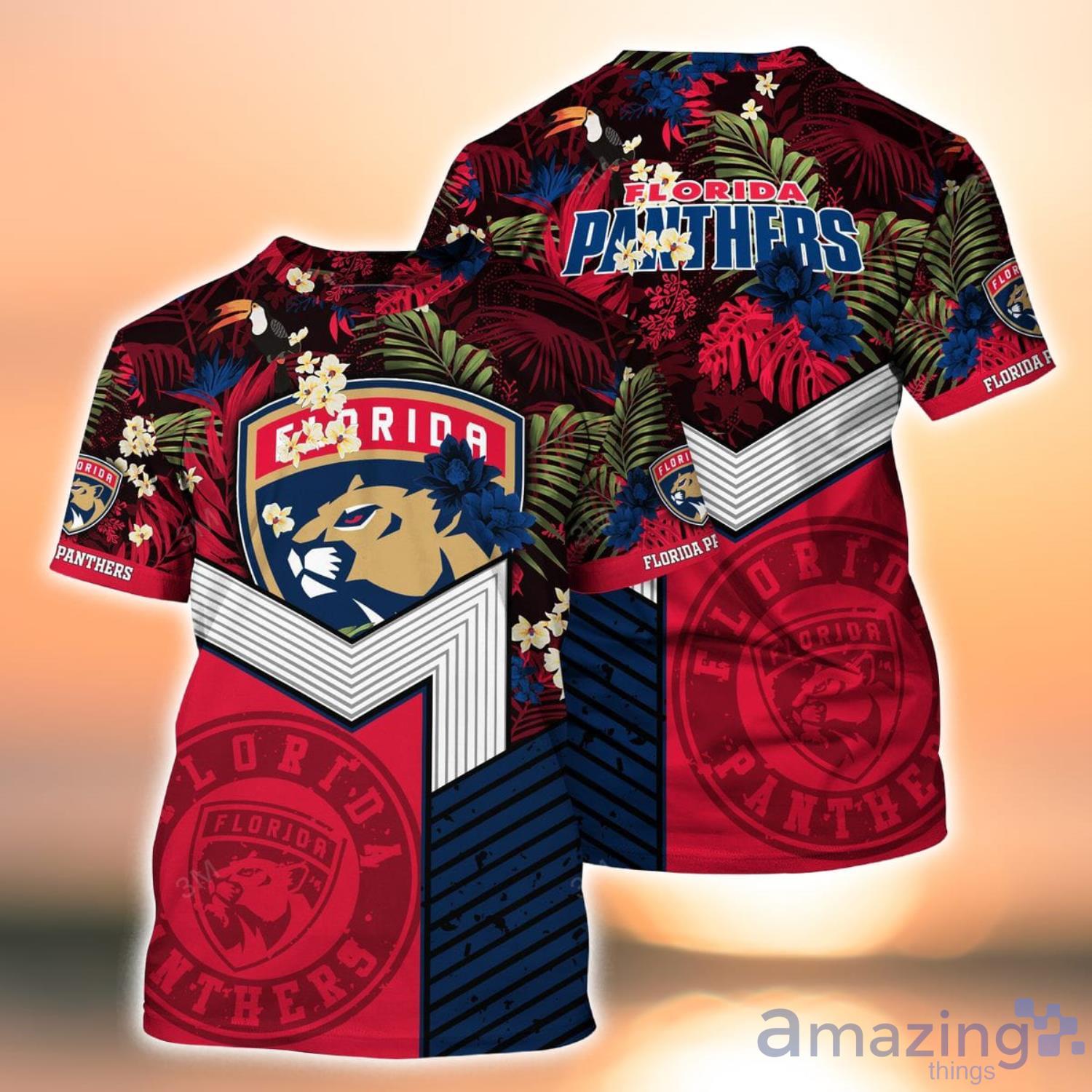 Florida Panthers National Hockey League 2023 V1 AOP Aloha Hawaiian Shirt -  Freedomdesign
