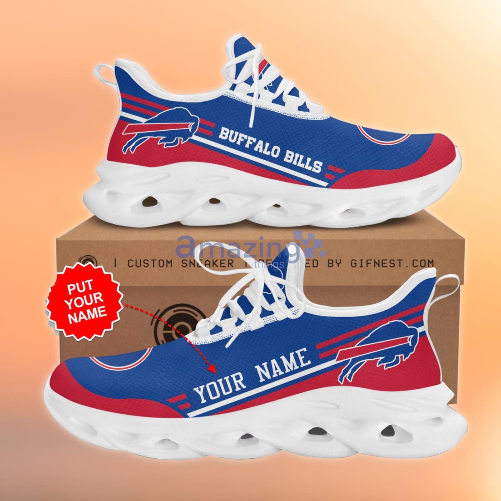 Buffalo Football Bills Max Soul Sneakers Running Sport Shoes For Men Women  Custom Name - YesItCustom