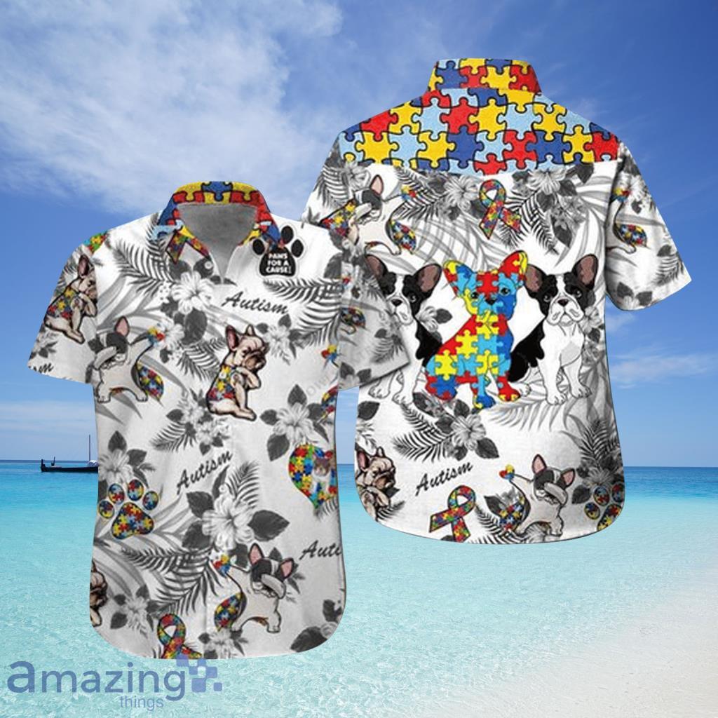 Fight Like A Chicago Bears Autism Support Hawaiian Shirt For Men Women -  Freedomdesign