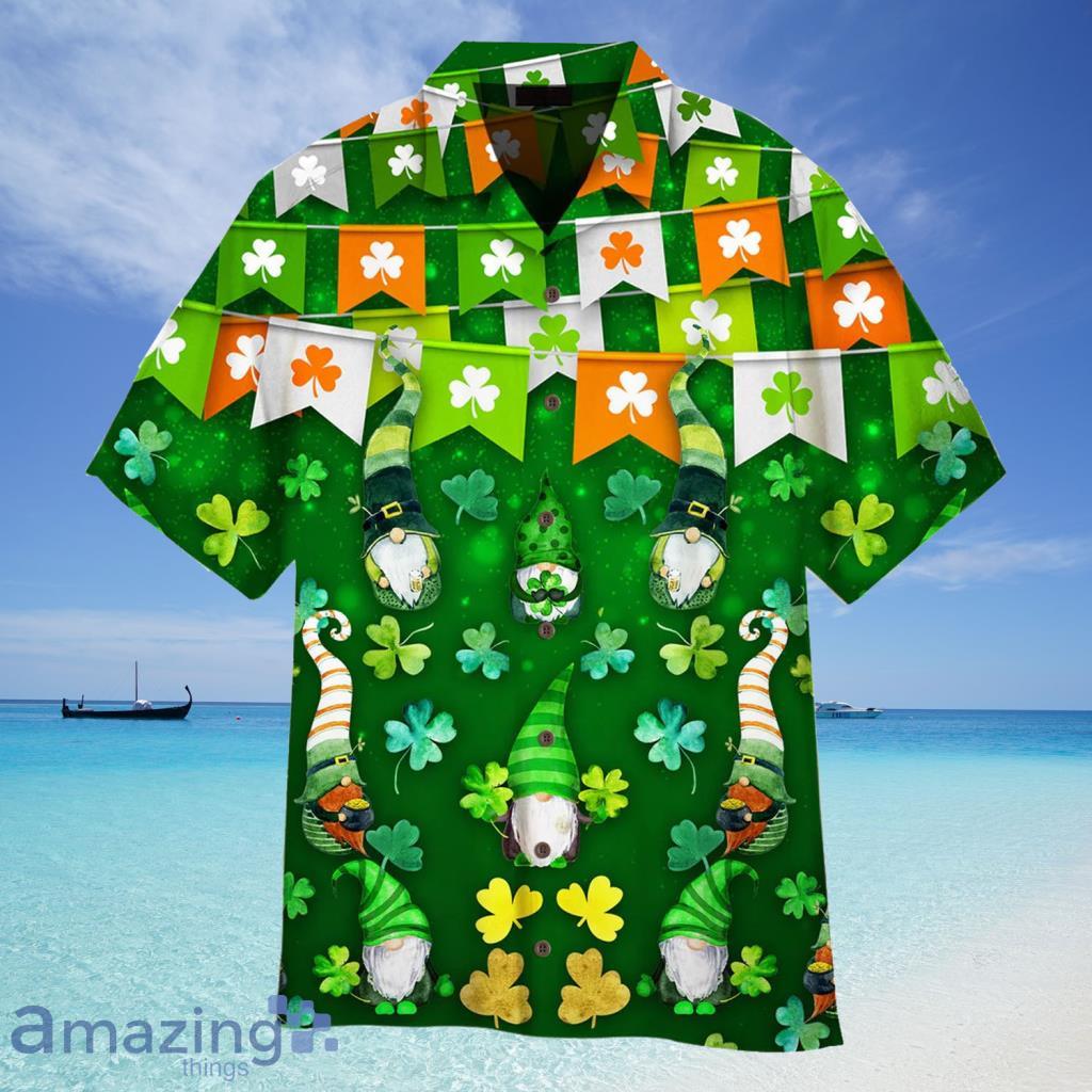 Dwarf Naupaka Green Aloha Shirt