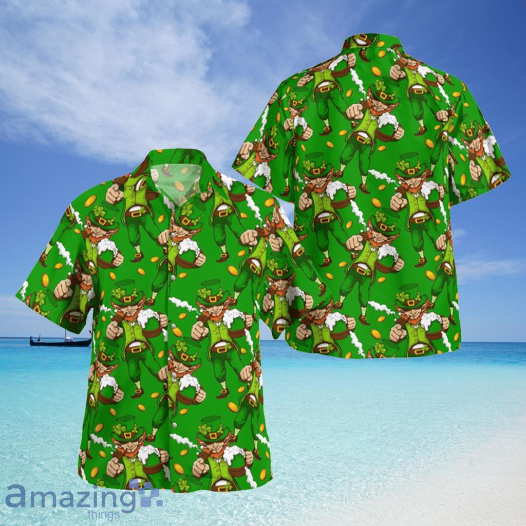 Jagermeister Hawaiian Sea Island Pattern Hawaiian Shirt, Summer Beer  Hawaiian Shirt - Trendy Aloha