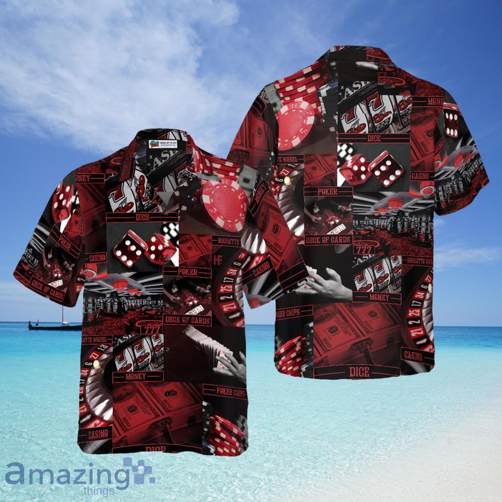 Gambling Pattern Hawaiian Shirt - Gambling Pattern Hawaiian Shirt