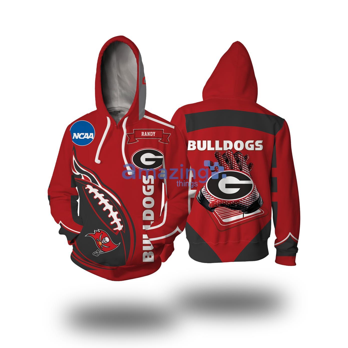 Georgia Bulldogs Custom Name 3D All Over Printed Shirt Product Photo 1