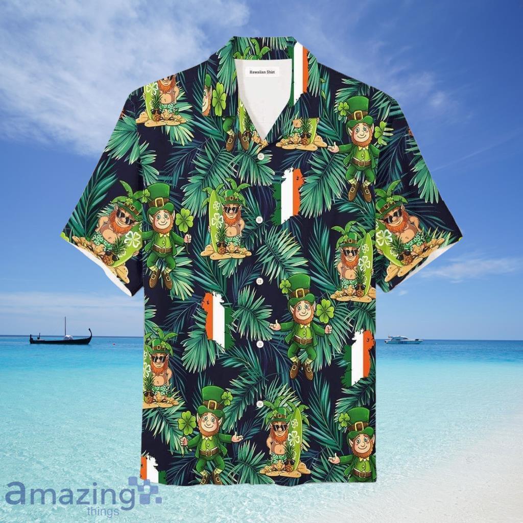 Miami Dolphins Leprechaun St. Patrick's Day Hawaiian Shirts For Men And  Women