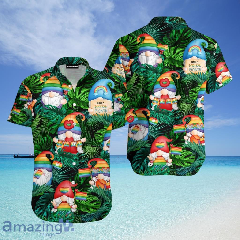 Gnomes LGBT Rainbow Friend Lovers Love Is Pride Hawaiian Shirt For Men And Women - Gnomes LGBT Rainbow Friend Lovers Love Is Pride Hawaiian Shirt For Men And Women
