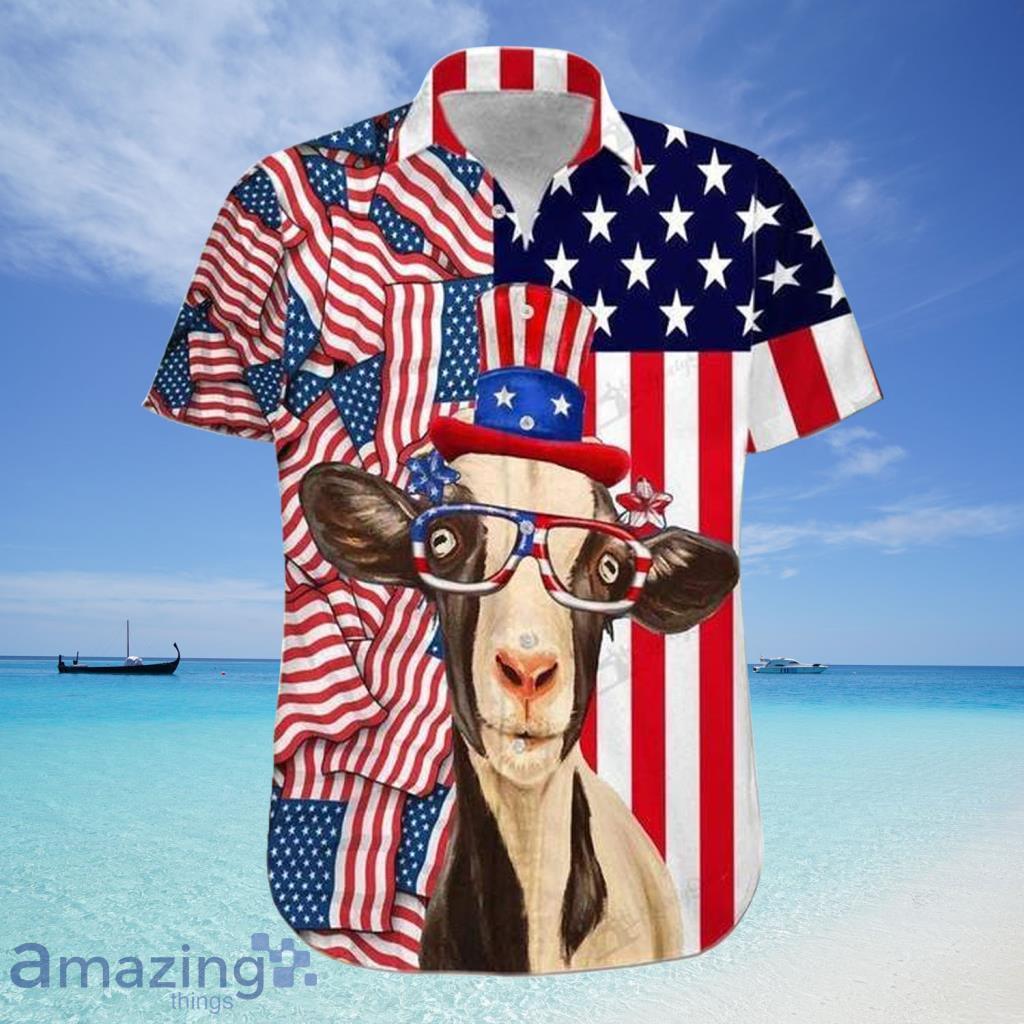 Goat 4th Of July Hawaiian Shirt For Men And Women - Goat 4th Of July Hawaiian Shirt For Men And Women
