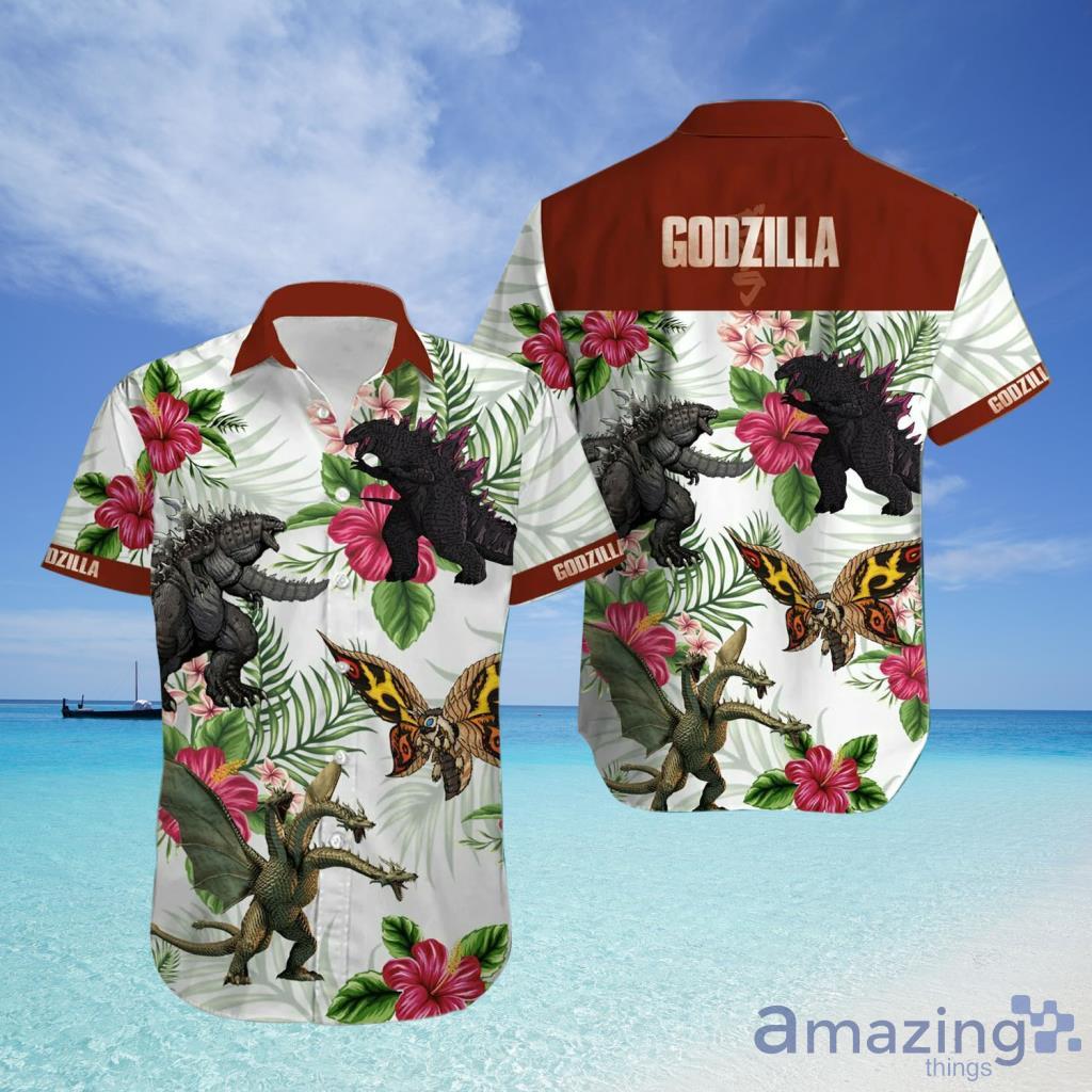 Godzilla Tropical Aloha Hawaiian Shirt - Godzilla Tropical Aloha Hawaiian Shirt