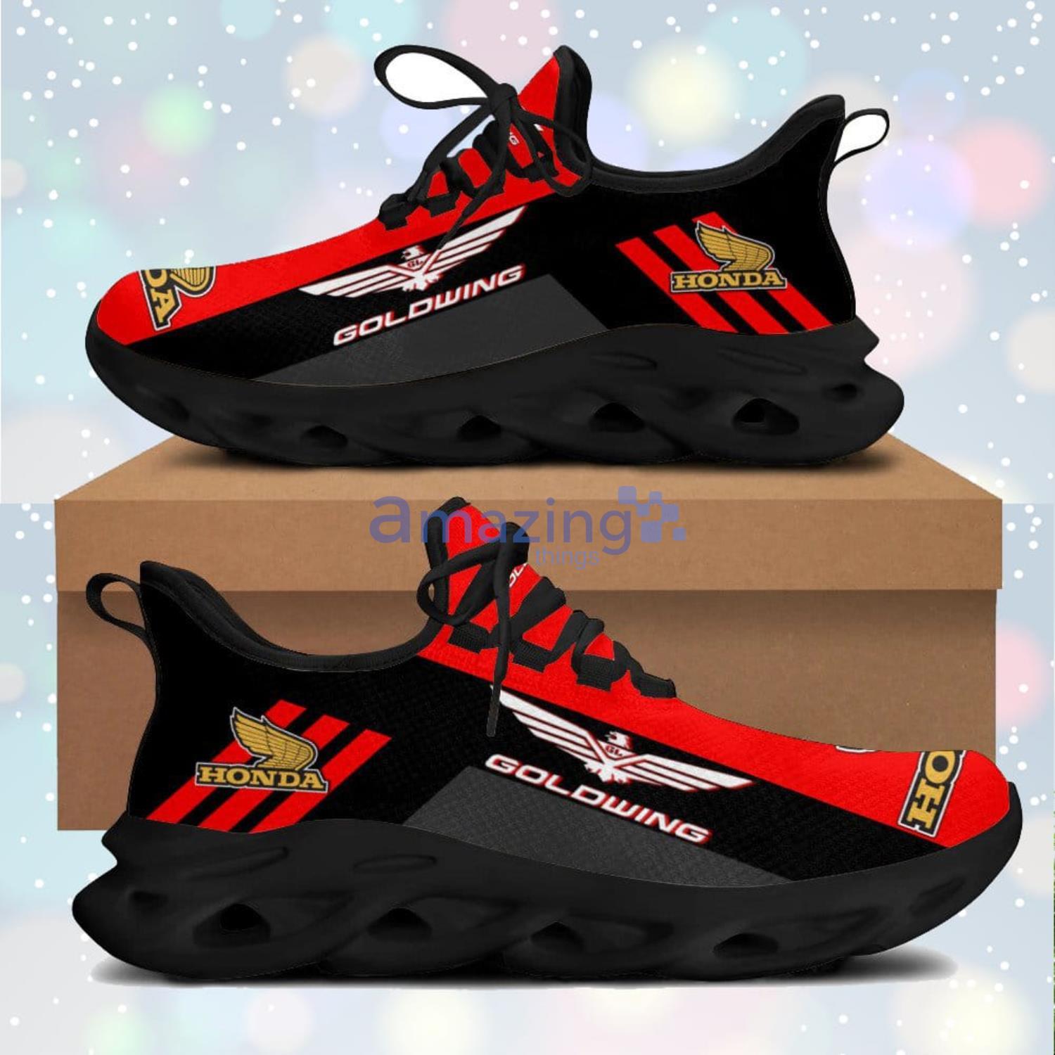 Goldwing Red Striped Max Soul sneaker Running Shoes For Men And Women Product Photo 1