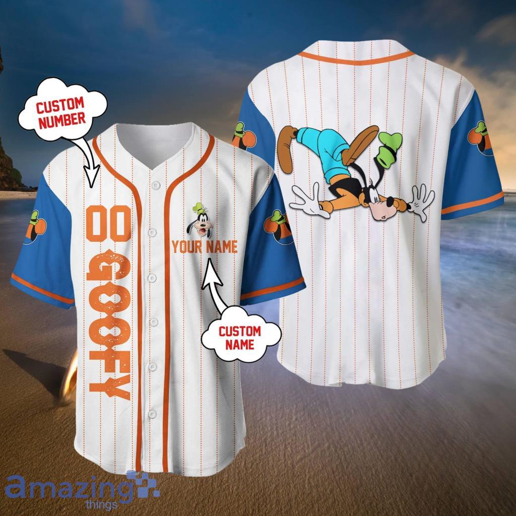 Disney Women's Baseball Jersey 3d Print Breathable Casual Custom