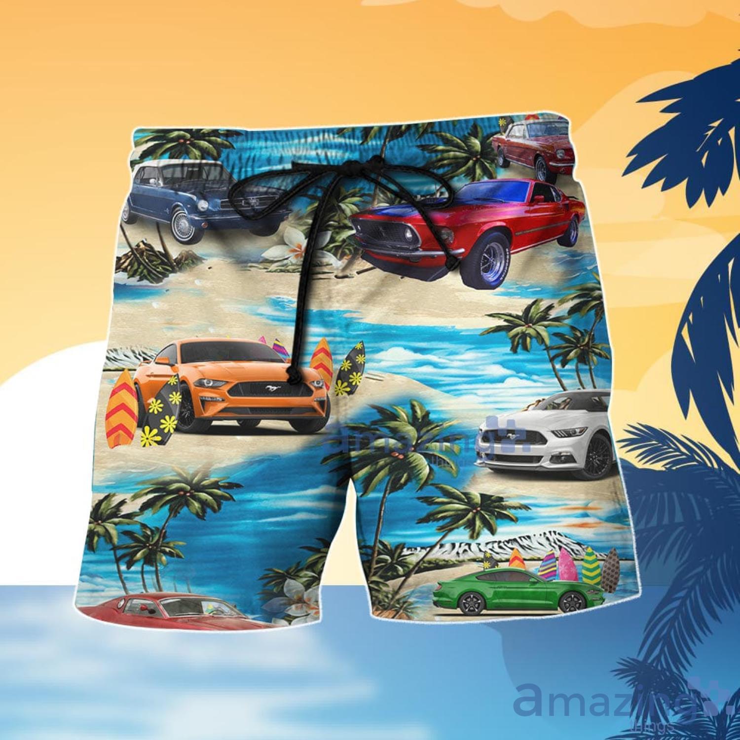 Green Bay Packers Summer Floral Hawaiian Shorts Gift For Fans