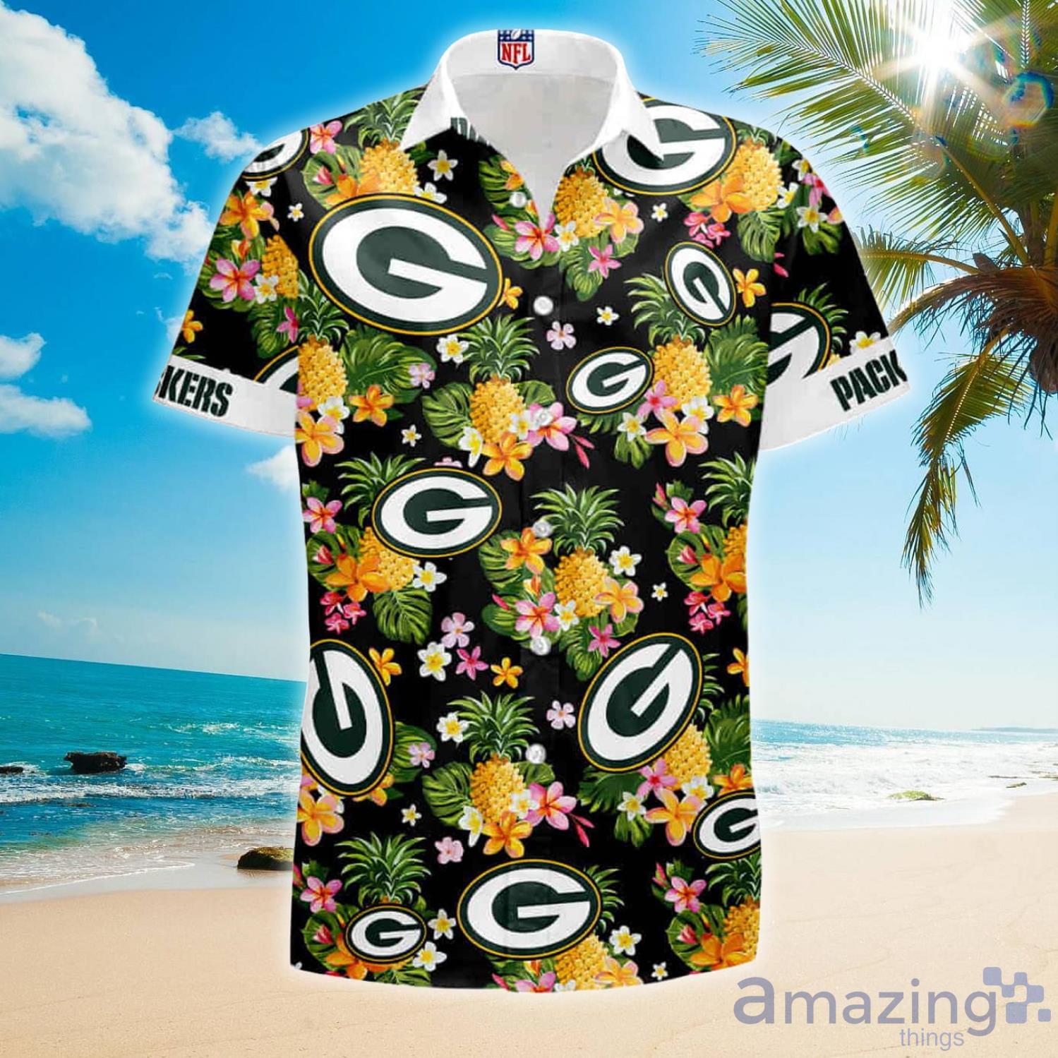 Green Bay Packers Summer Beach Shirt and Shorts Full Over Print