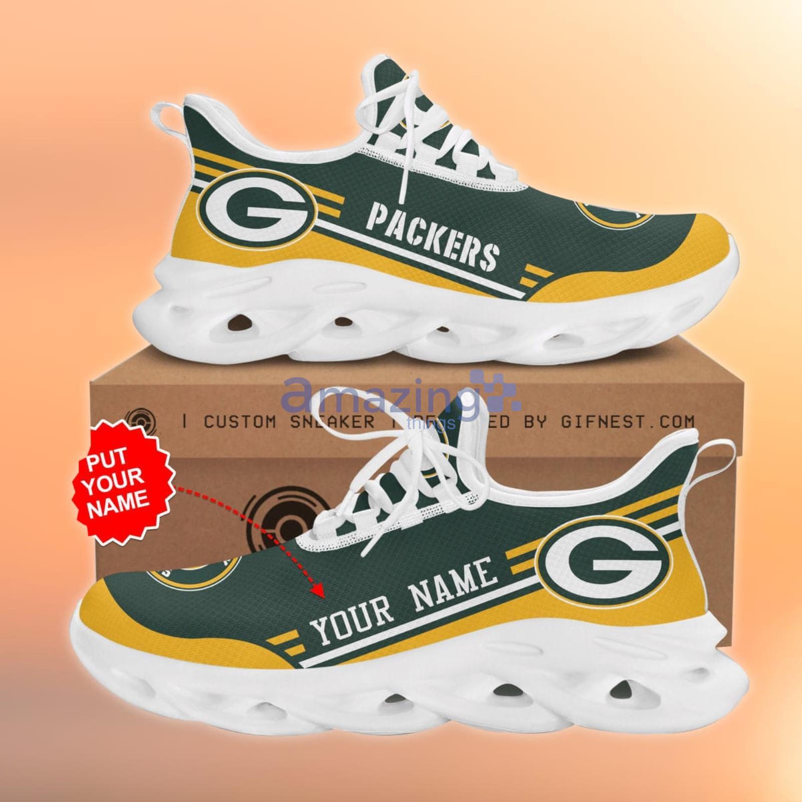 Green Bay Packers Personalized Max Soul Sneakers V34 - Tana Elegant