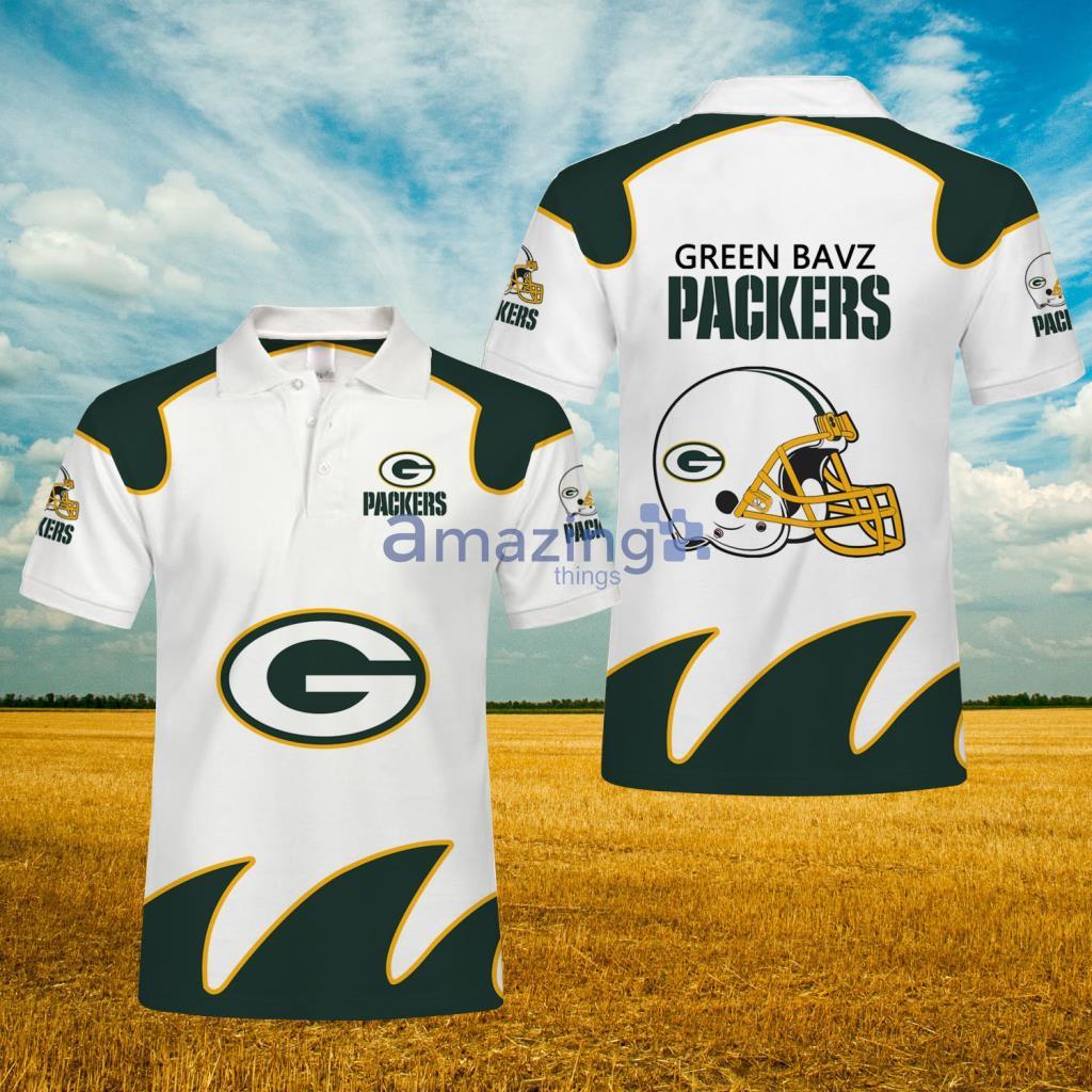 Green Bay Packers Polo Shirt White, NFL Fan Gift Green Bay Packers - T- shirts Low Price