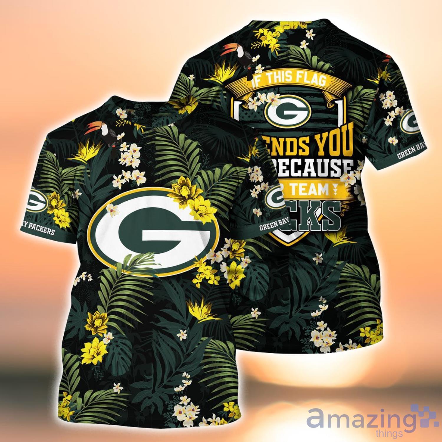 Green Bay Packers Louis Vuitton LV NFL Custom Hawaiian Shirt - Tagotee